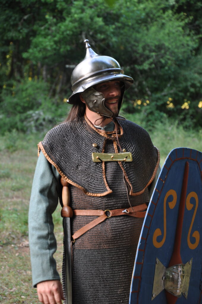 cotte de maille gaulois aristocrate guerrier lourd