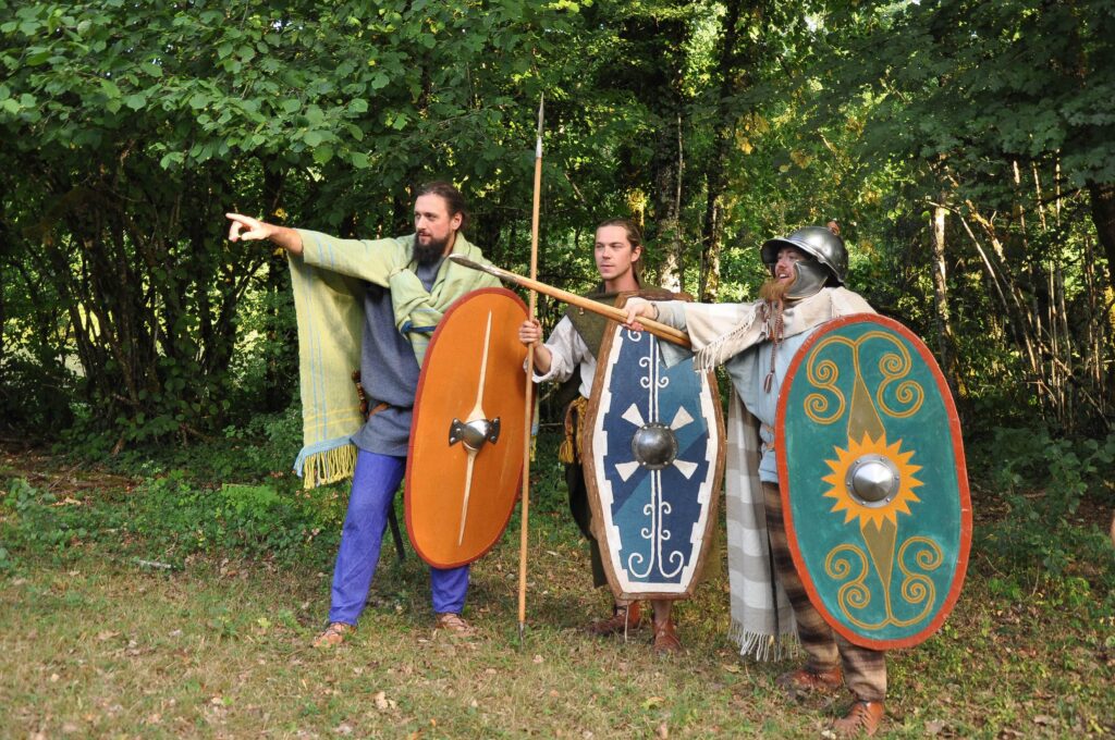 Armement panoplie gaulois guerrier celte