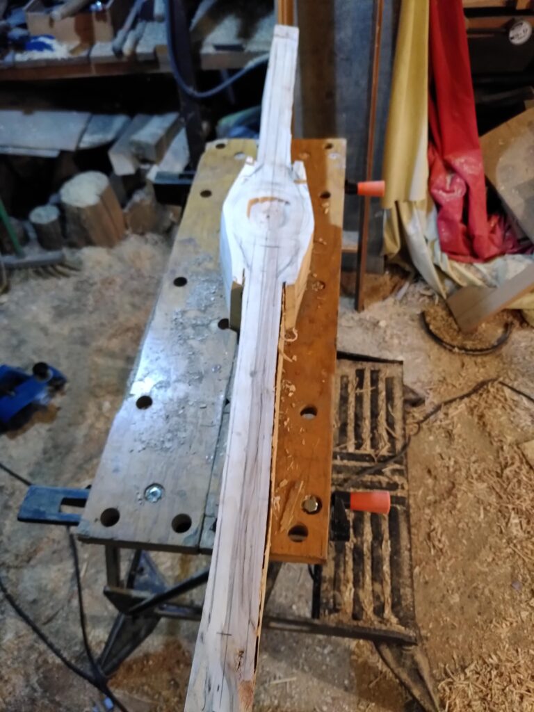 Spina bouclier gaulois bois