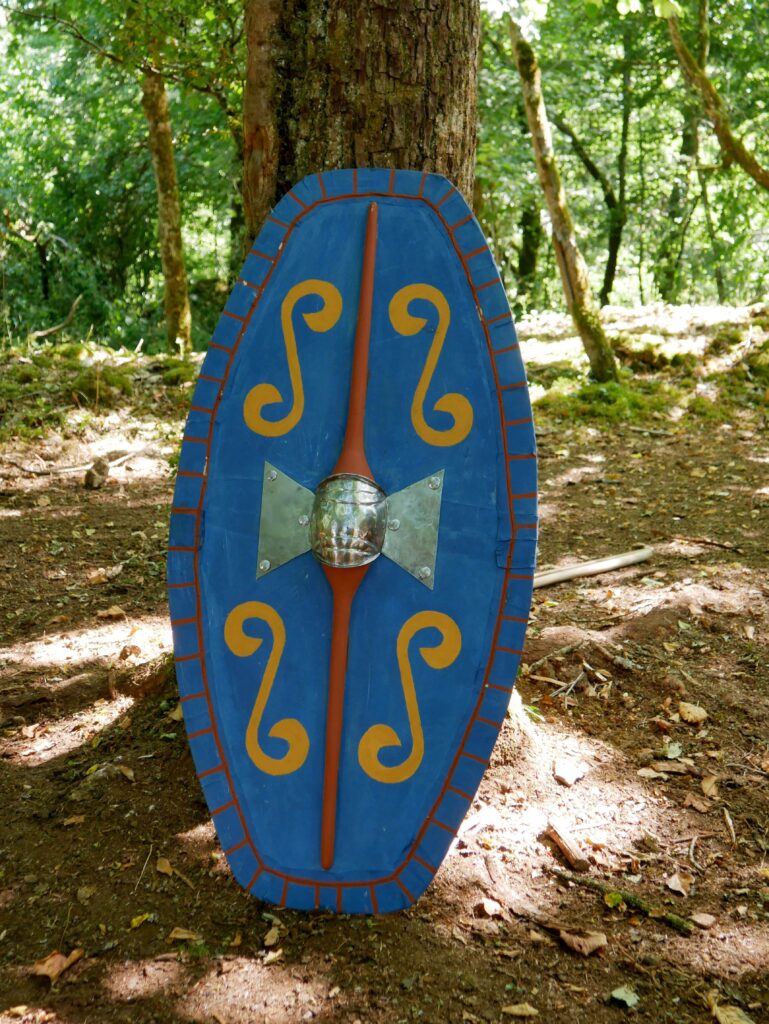 Bouclier gaulois peinture