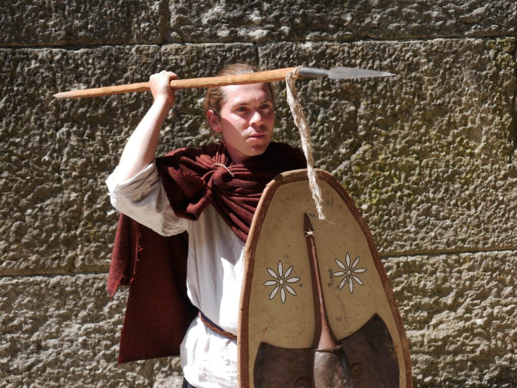 guerrier gaulois sayon