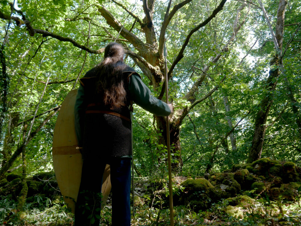 guerrier gaulois forêt