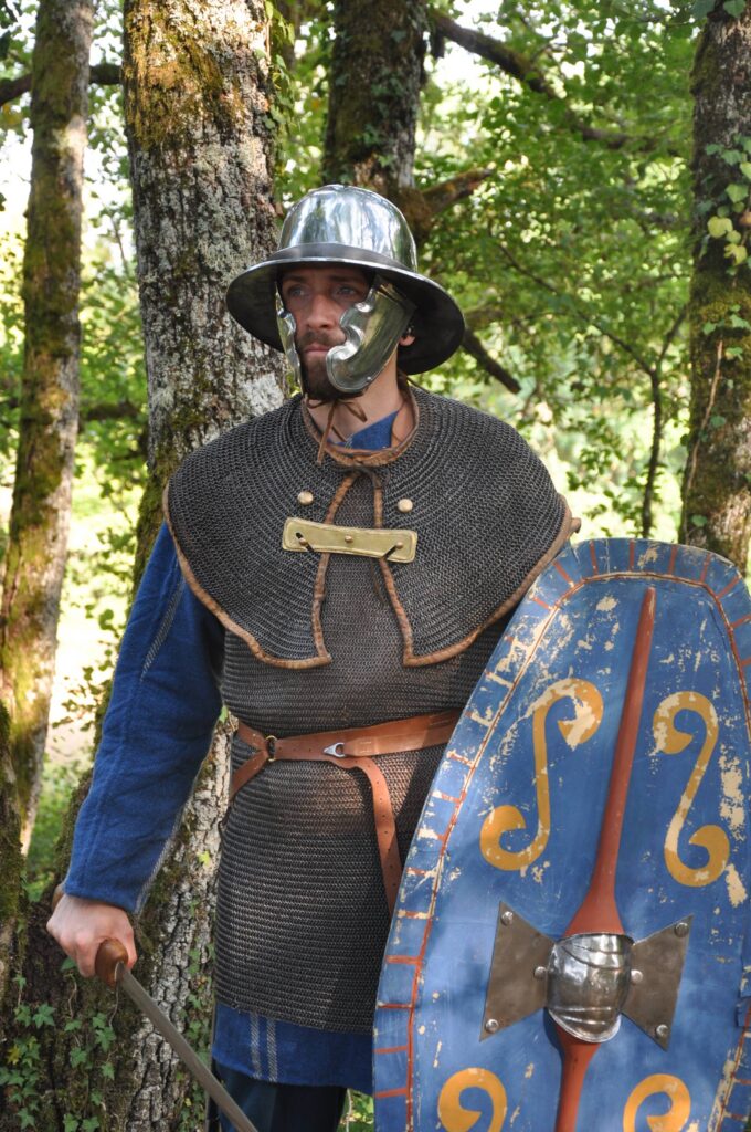 cotte de mailles guerrier gaulois